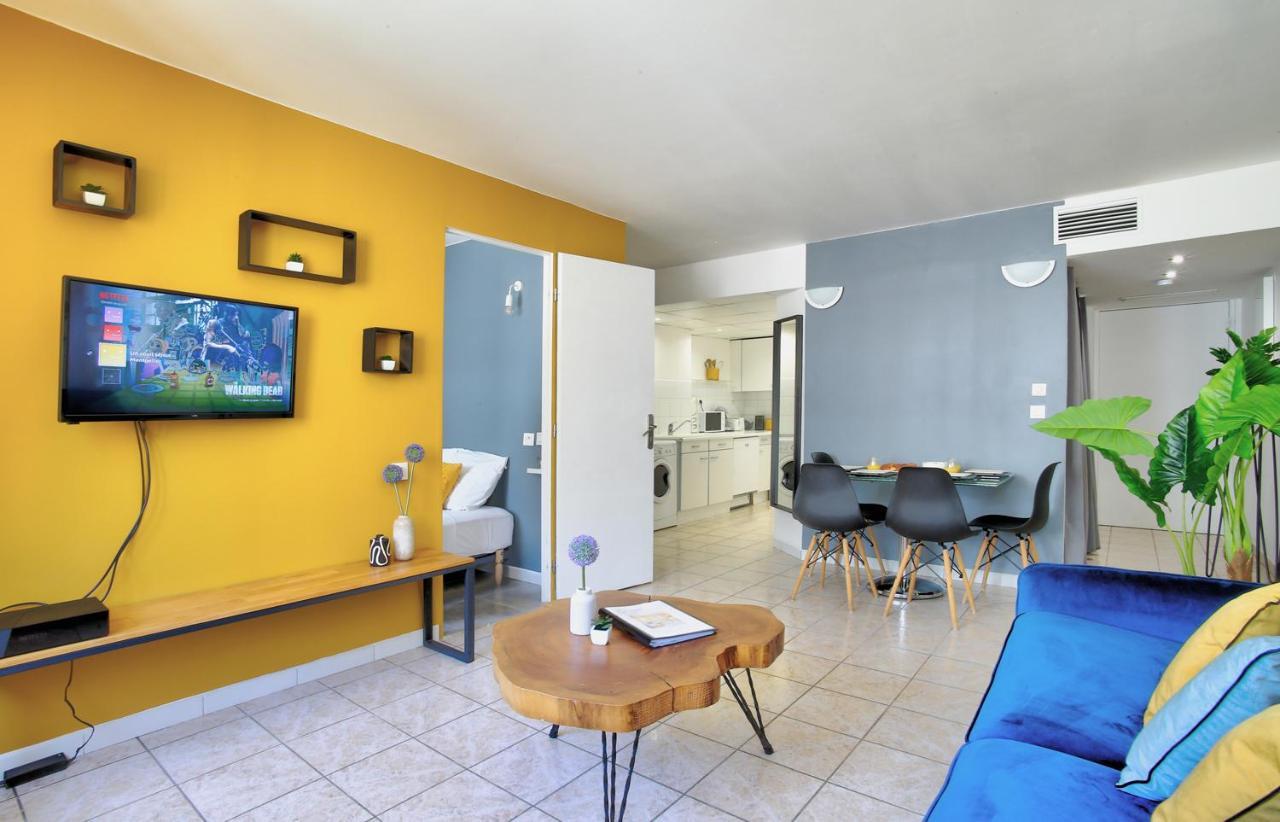 Uncourtsejour - Montpellier Gare - Parking Appartement Buitenkant foto